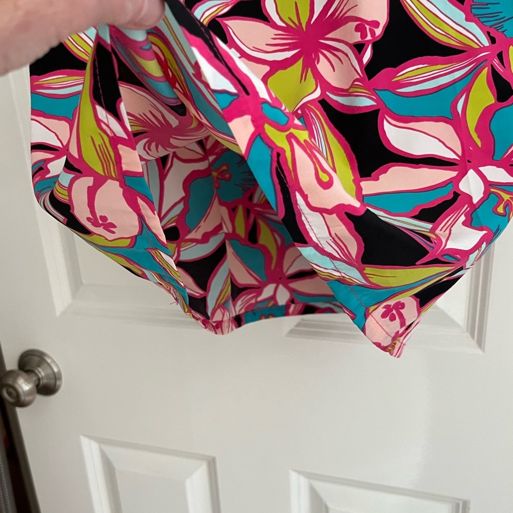 Excellent Tracy Negoshian Sleeveless Shift Summer Party, Vacation Cocktail Dress - Picture 5 of 12